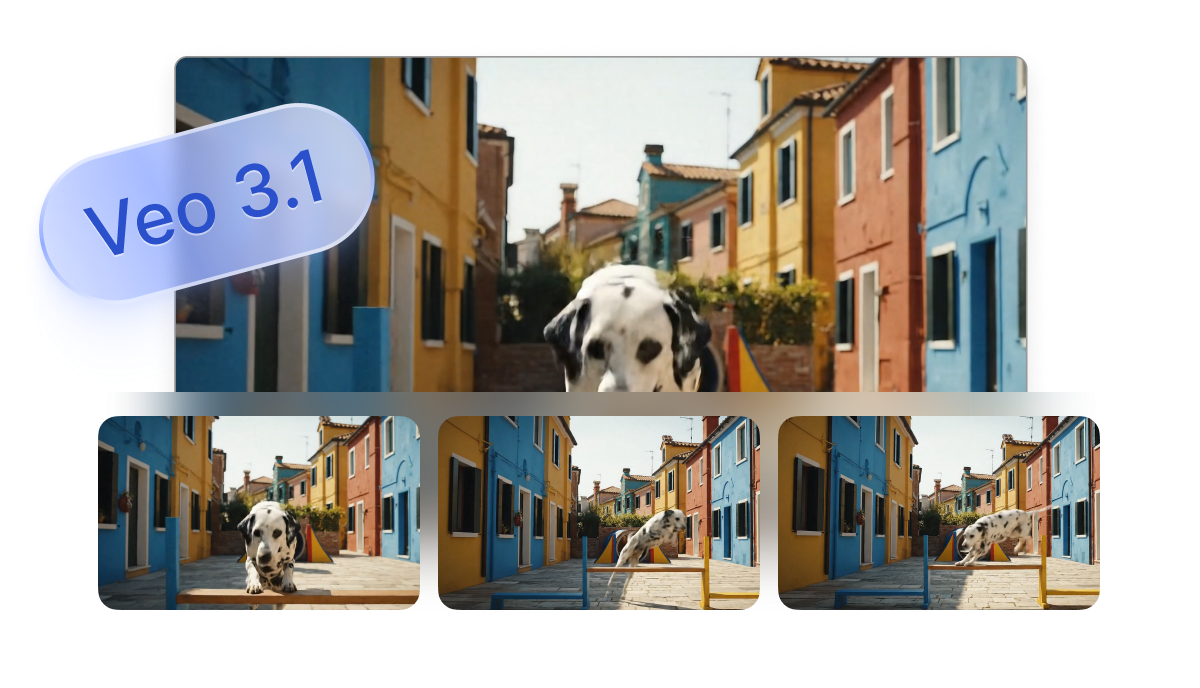 Cinematic AI video with natural sound generated by Veo 3.1 in Visla